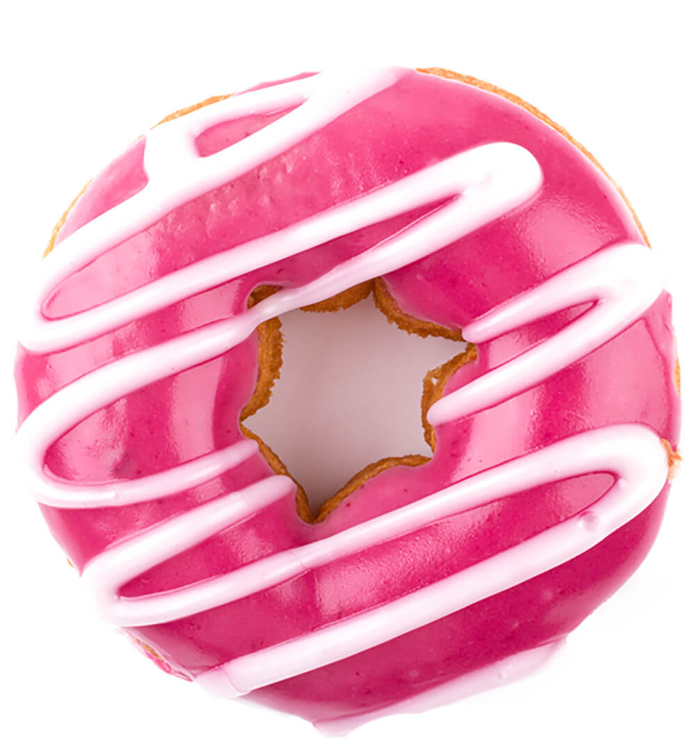 Donat Pink Glaze