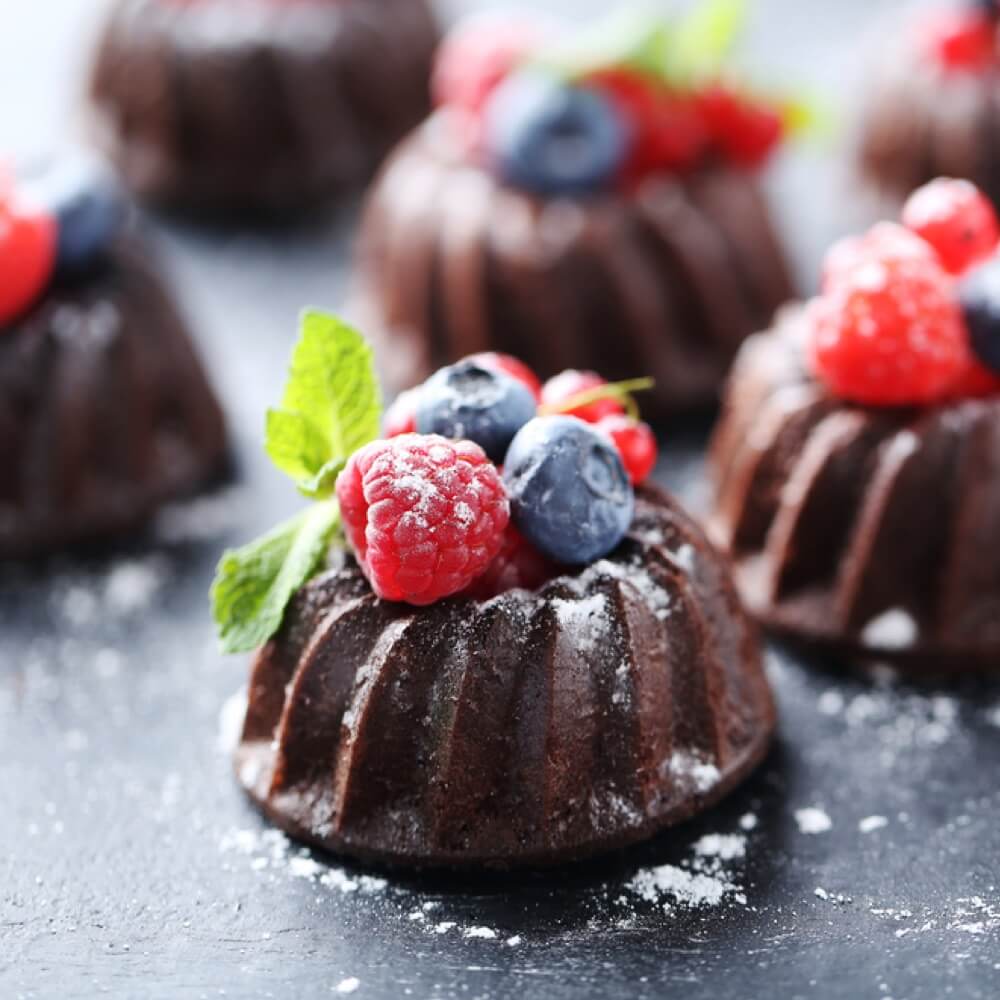 Bundt Cokelat Beri