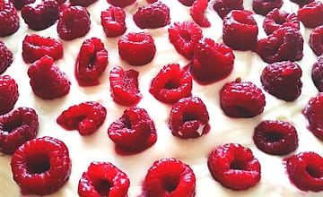 Buah raspberry segar