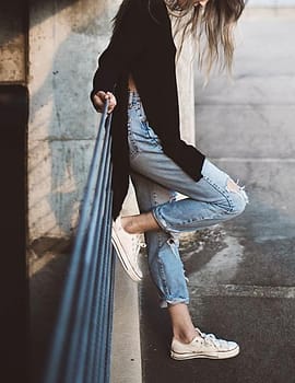 Celana Jeans Sobek