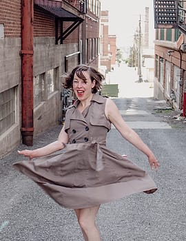 Dress Trench Khaki