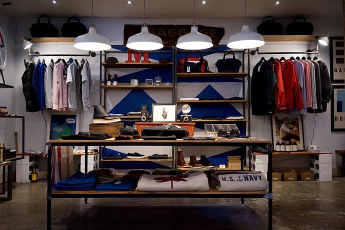 Interior butik MDIX Fashion Prima
