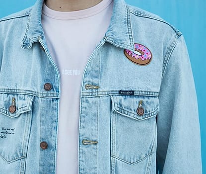 Jaket denim pria