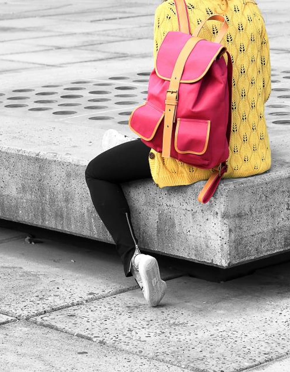 Ransel Kanvas Pink