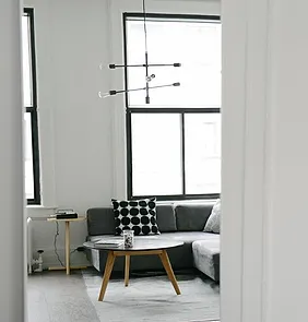 Sofa Sudut Abu-abu