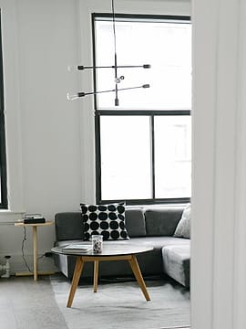 Sofa Sudut Abu-abu