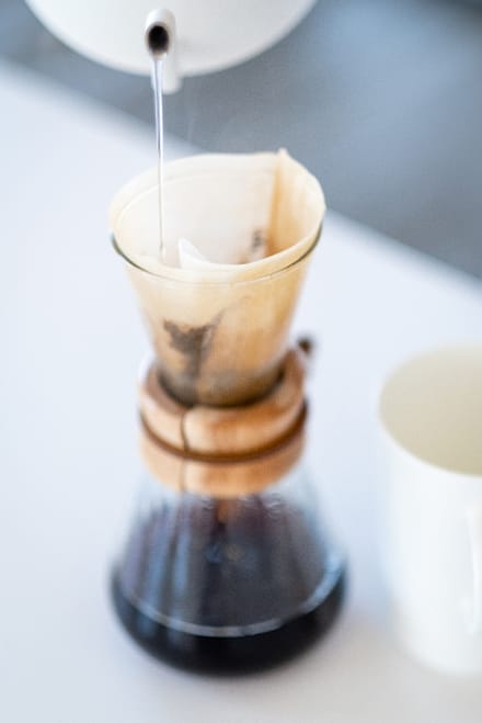 Barista Pouring Coffee