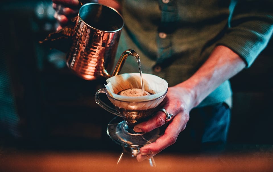 Couple Barista Coffee Shop
