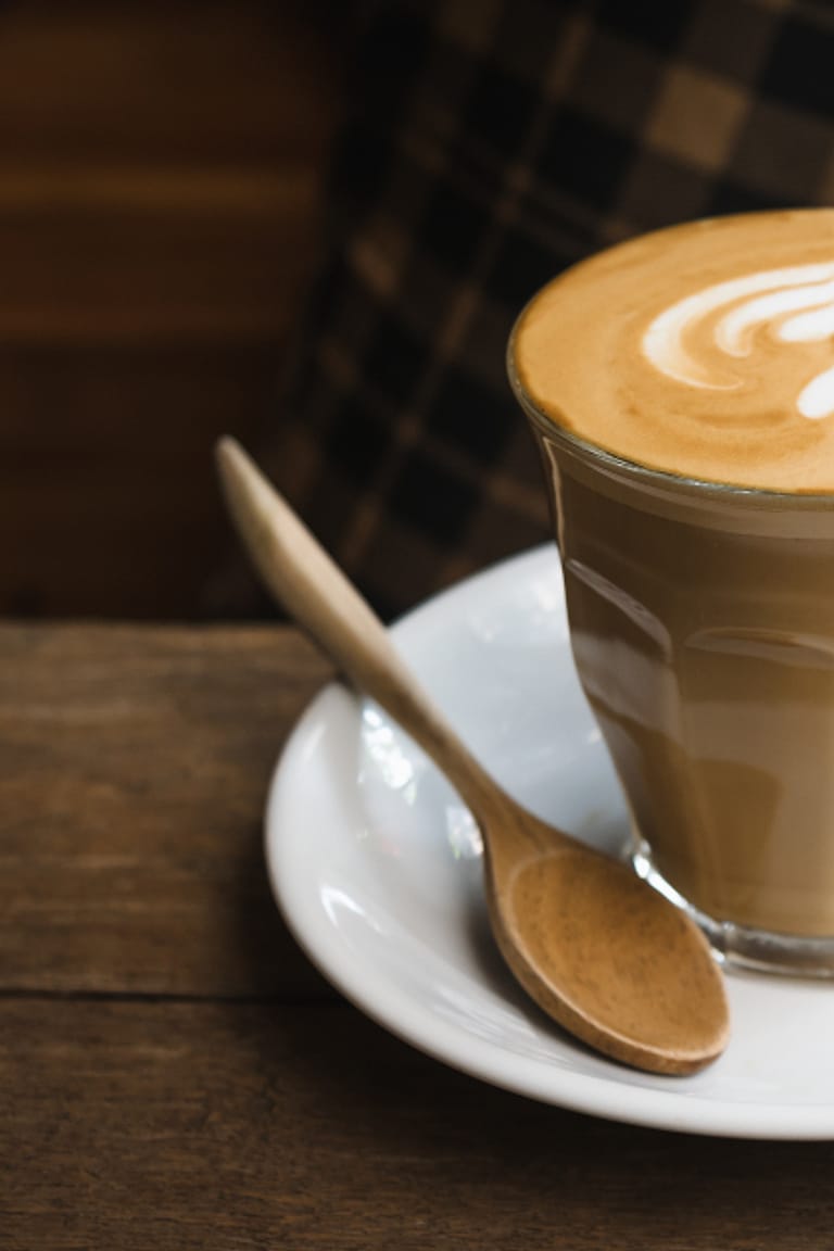 Dalgona Coffee in Glass