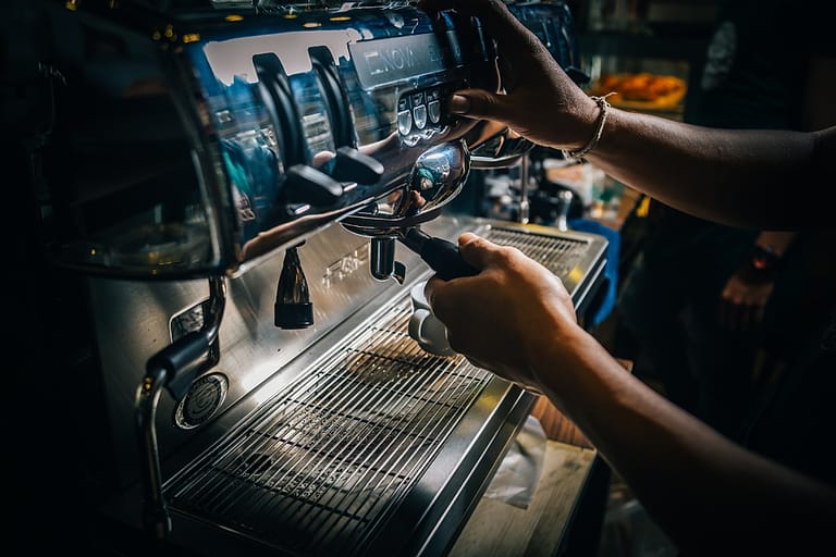 Fresh Coffee with Cinnamon