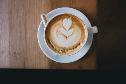 Fresh Coffee with Croissant