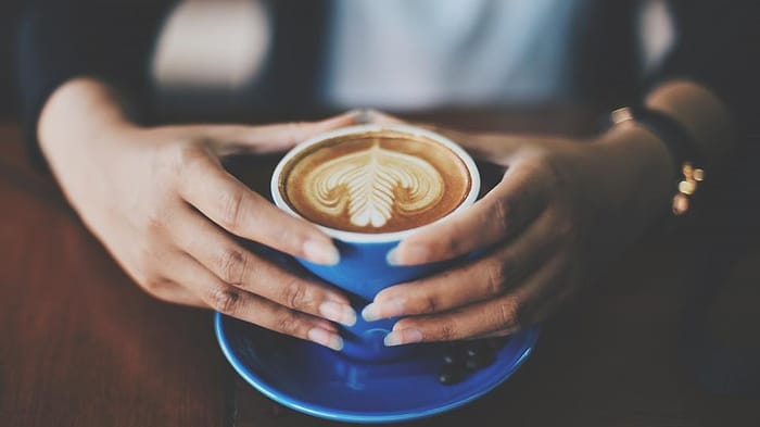 Fresh Coffee with Croissant