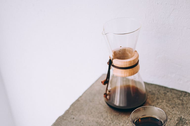 Fresh Coffee with Croissant