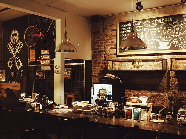Barista with Coffee Shop