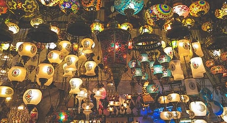 Lampu hias bernuansa Timur Tengah