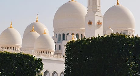 Kubah-kubah masjid putih