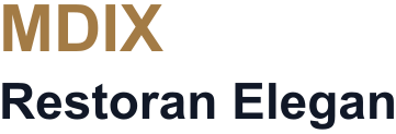 MDIX Restoran Elegan Logo