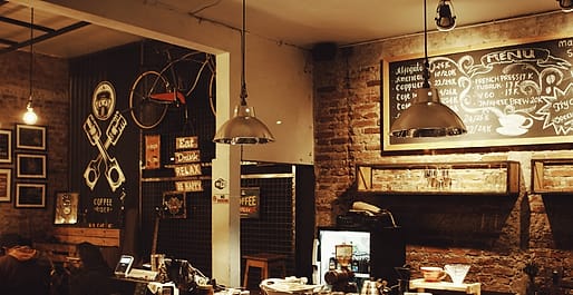 Area bar dan dapur terbuka
