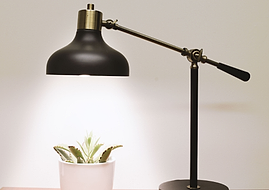 Lampu Meja Arm Hitam