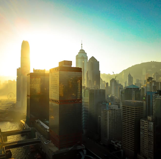 Gedung pencakar langit Hong Kong