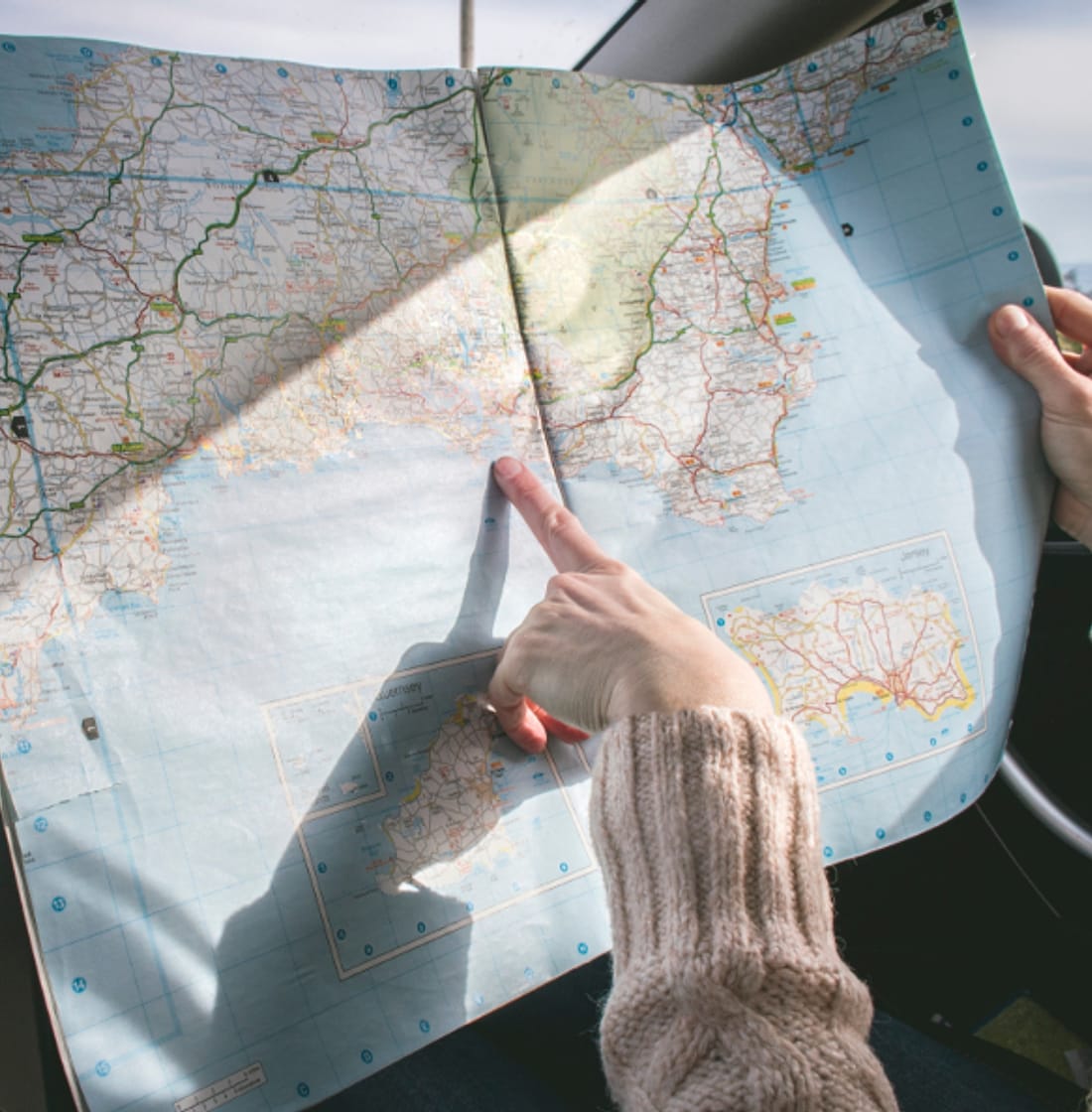Merencanakan rute perjalanan